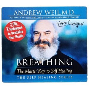 Andrew Weil‎ Breathing Master Key To Self Healing 2 CD Set Excellent Condition